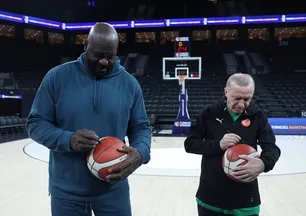 Başkan Erdoğan ile Shaquille O'Neal arasında samimi diyalog: Selamun aleyküm
