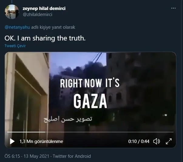 İsrail Başbakanı Netanyahu’nun algı oyununu bozan Zeynep Hilal Demirci konuştu: Daha paylaşılacak çok gerçek var - 2