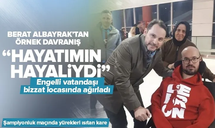 Berat Albayrak’tan örnek davranış