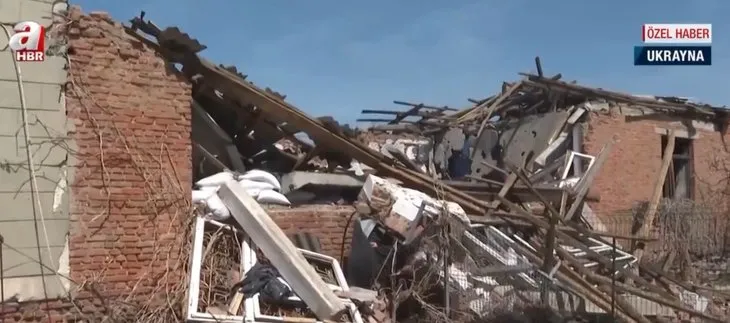 Rusya ve Ukrayna’nın topçu atışları A Haber kamerasına yansıdı!