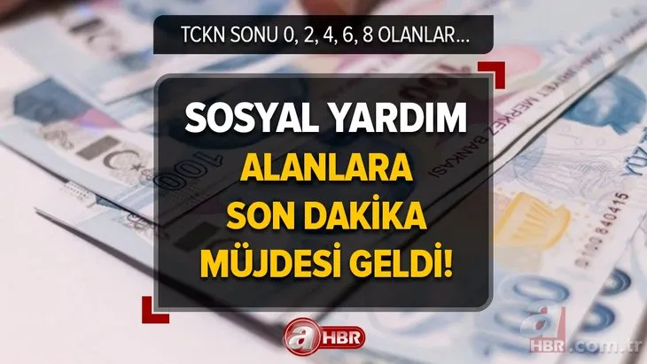 Sosyal yardım alanlara son dakika müjdesi! Tutarlar değişti, e Devlet’te başvurulacak! TCKN sonu 0, 2, 4, 6, 8 olanlar: Aile Destek, doğal gaz...