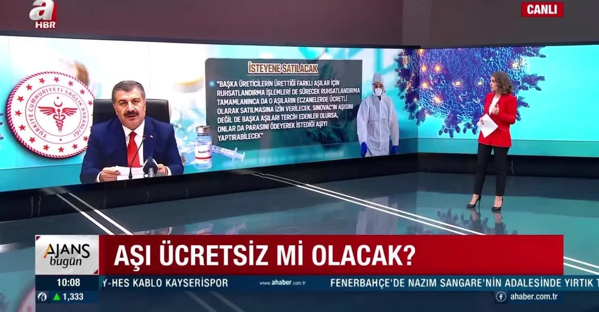 Koronavirüs aşısı ücretli mi olacak?