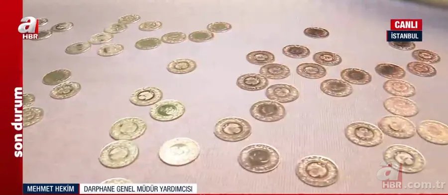 Çeyrek altına yoğun talep! A HABER altınların basıldığı DARPHANE'de: Üretimde artış var 18