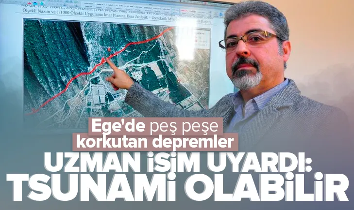 Ege’de peş peşe korkutan depremler: Tsunami olabilir