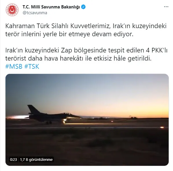 Son dakika | Terörle mücadelede PKK'ya darbe! 4 terörist etkisiz hale getirildi - 1