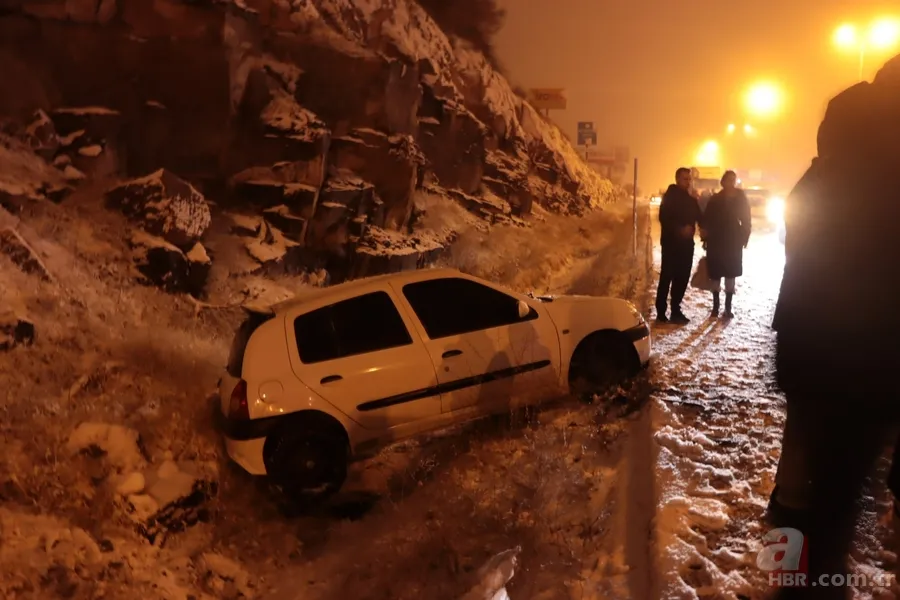 Kayseri'de zincirleme kaza: 8 araç birbirine girdi! 1'i ağır 5 yaralı 8