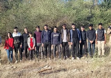 Edirne'de göçmen operasyonu! 38 kaçak yakalandı