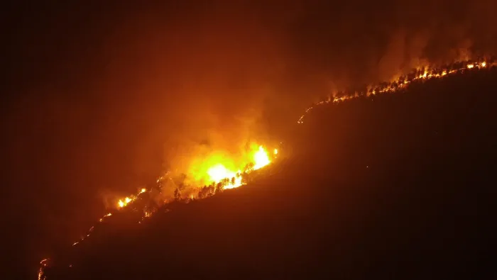 Çankırı'da orman yangını