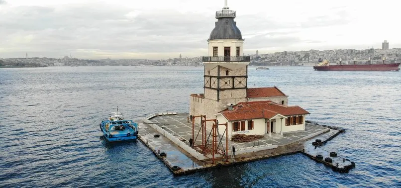 Kız Kulesi’nde restorasyon çalışmaları tam gaz sürüyor! 2022’de bitecek