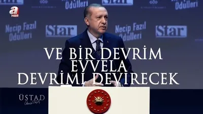 Başkan Erdoğan’ın sesinden Üstad Necip Fazıl