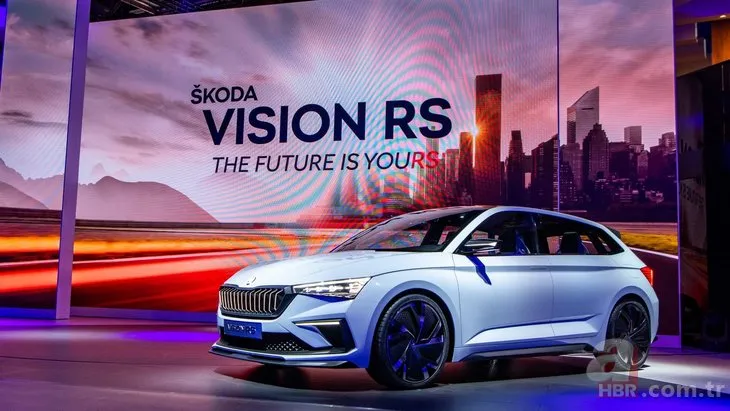 Skoda Vision RS resmen yüzünü Paris Otomobil Fuarı’nda gösterdi