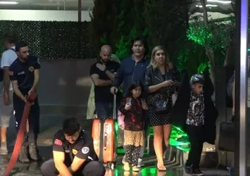 Bursa'da 4 yıldızlı otelde korkutan yangın!