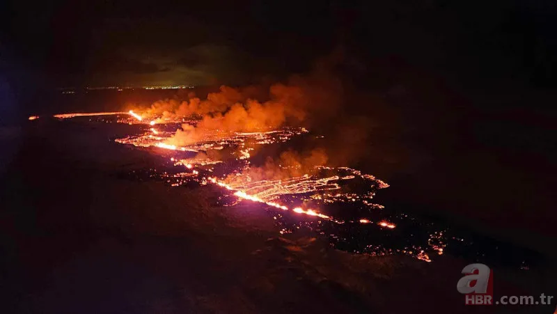 İzlanda'da yanardağ faciası! Lavlar yerleşim yerine ulaştı! Ülkede kırmızı alarm 7