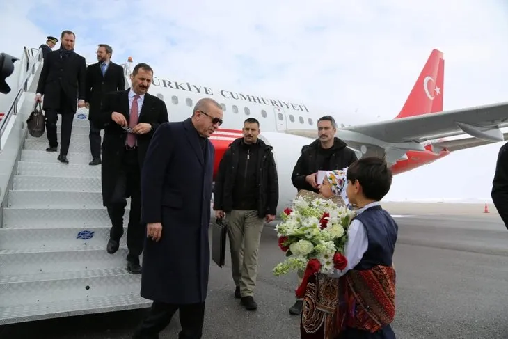 Başkan Erdoğan Sivas’ta coşkuyla karşılandı