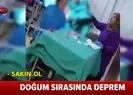 Malatyadaki depreme doğum anında yakalandılar! İşte o anlar |Video