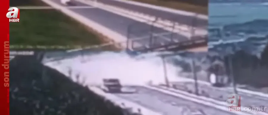 SON DAKİKA | TEM'de can pazarı! Hafriyat kamyonu araçları biçti: 6 ölü, 3 yaralı! İşte kaza anı 7