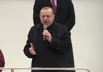 Cumhurbaşkanı Erdoğan Bayburt'ta konuştu