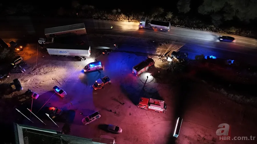 Kara yolunda can pazarı! Edirne'de katliam gibi kaza 11