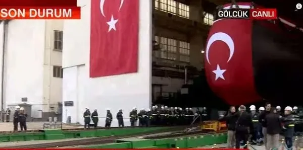 Türkiye'nin yeni denizaltısı Pirireis suyla buluşuyor! Törene Başkan Erdoğan da katılacak... - 1
