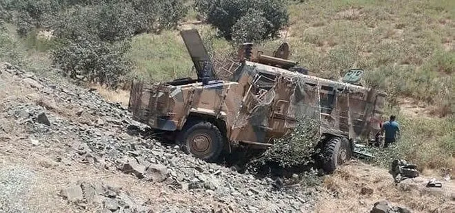 Hakkari’de askeri araç devrildi: 2 asker şehit oldu, 7 asker yaralandı