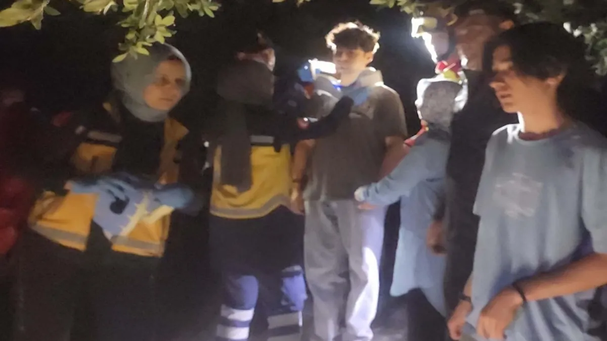 Konya'da piknik için giden kardeşler dağda mahsur kaldı