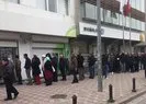 Ankara’da banka önlerinde koronavirüs kuyruğu! Tek tek içeri alındılar