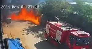 Lav gibi sokağa yayıldı! Her şeyi tutuşturdu