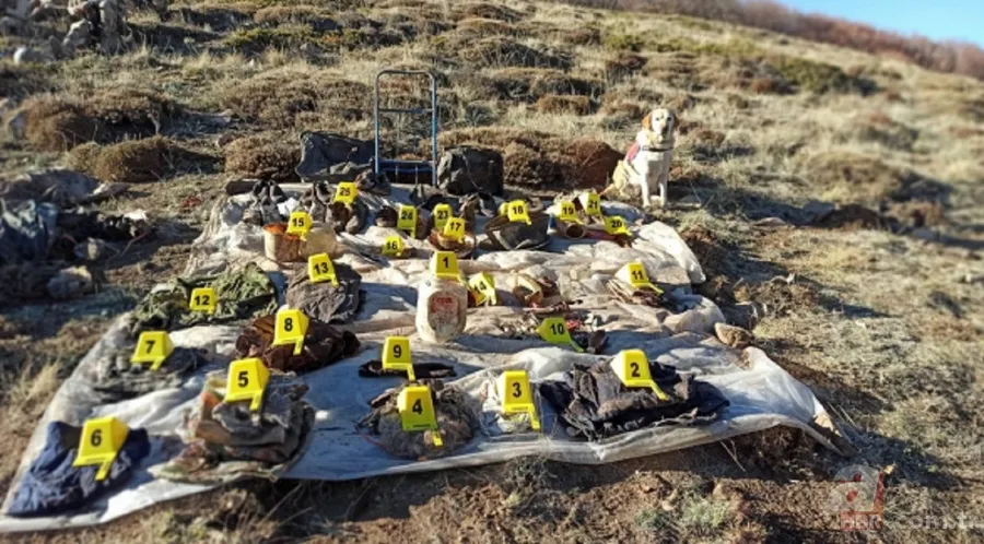 SON DAKİKA! Sivas'ta PKK terör örgütünün 4 sığınağı imha edildi 1