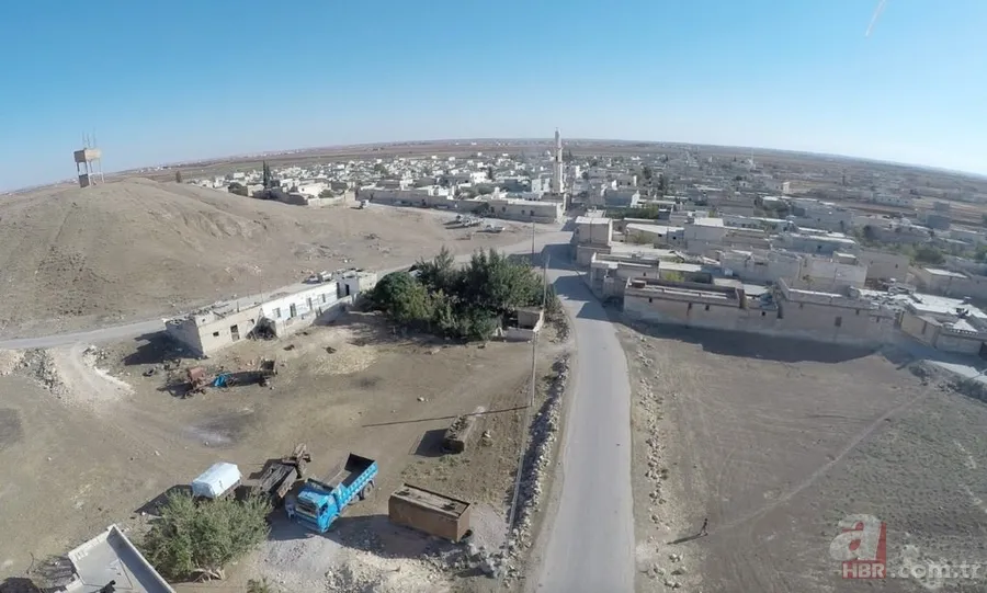 Fırat Kalkanı'nda DEAŞ'tan kurtarılan Dabık havadan görüntülendi 2