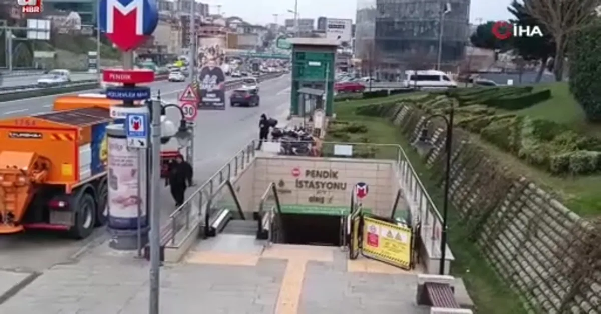 Pendik Metro İstasyonu'nda facia!