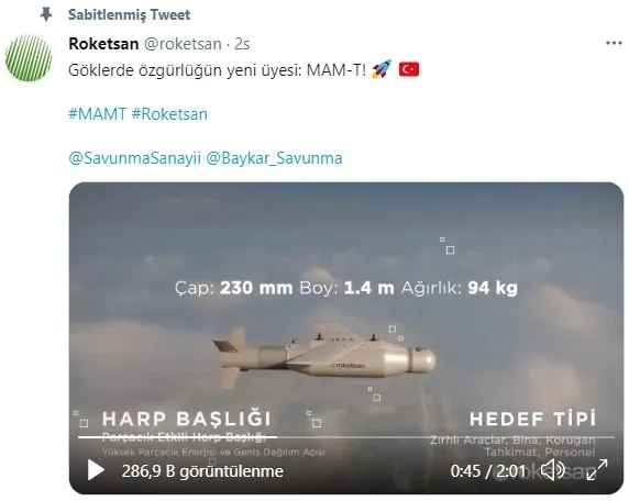 Rusya Türk SİHA’larını hedef aldı! Roketsan’dan gönderme! Pantsir MAM-T ile vuruldu