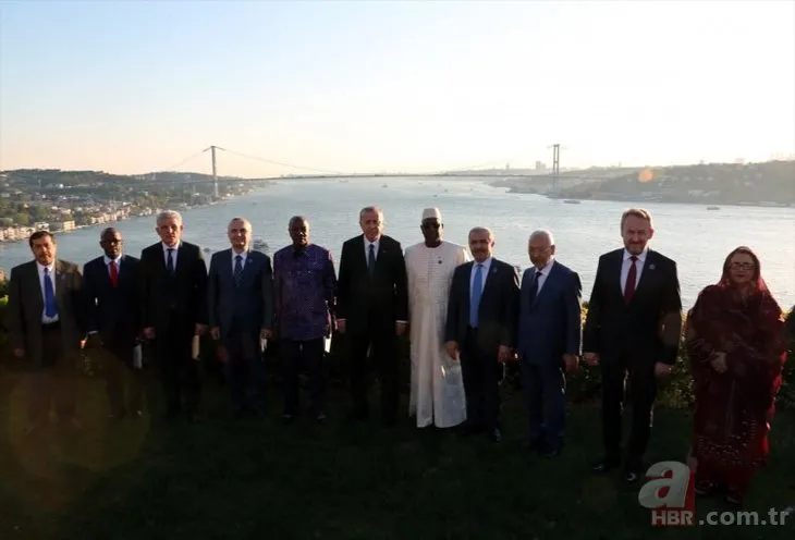 Başkan Erdoğan, yabancı konukları onuruna Vahdettin Köşkü’nde yemek verdi