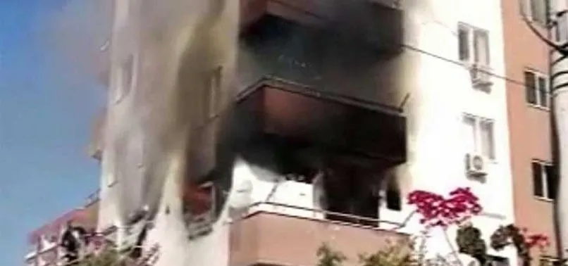 Mersin’de eşine sinirlenen kadın evi ateşe verdi