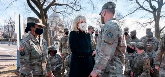 ABD askerleri yerlerde yatmıştı! First Lady Jill Biden kurabiye ile özür diledi