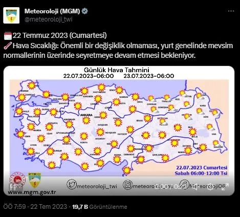 HAVA DURUMU | MGM'den uyarı üstüne uyarı! 40 dereceyi aşacak... Kavrulacağız | Bu saat aralığına dikkat - 4