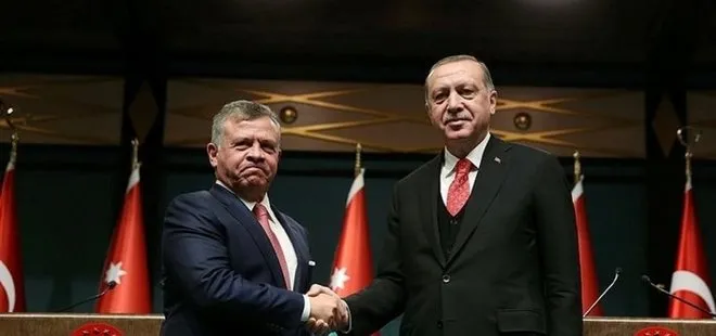 Son dakika: Başkan Recep Tayyip Erdoğan Ürdün Kralı 2. Abdullah ile görüştü