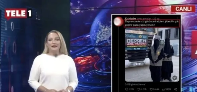 Tele1 spikeri Burçin Atılgan’dan skandal ifadeler! Tesettürlü kadınları hedef aldı