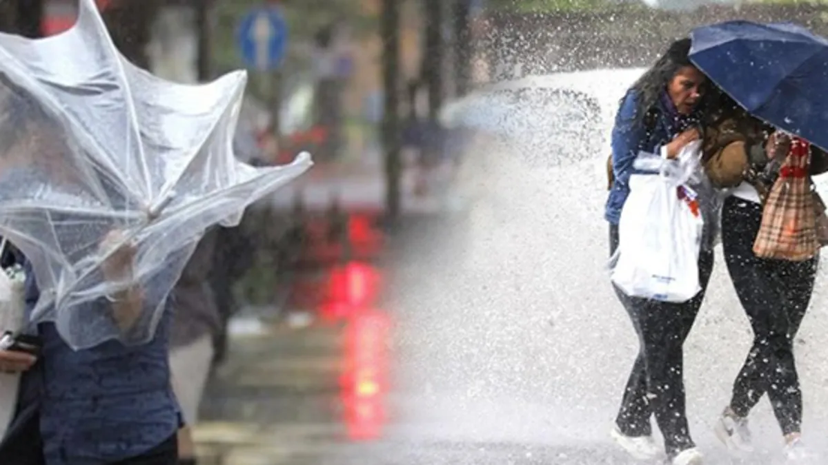 Bu illere dikkat! Meteoroloji uyardı: Sağanak ve rüzgar kuvvetli geliyor