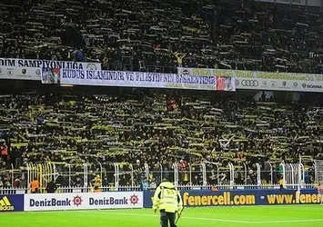 Fenerbahçe'den Fatih Terim tezahüratı