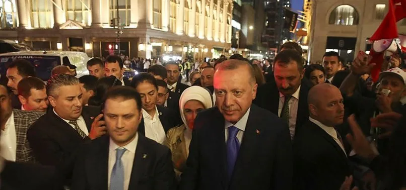 Başkan Erdoğan’a ABD'de sevgi seli