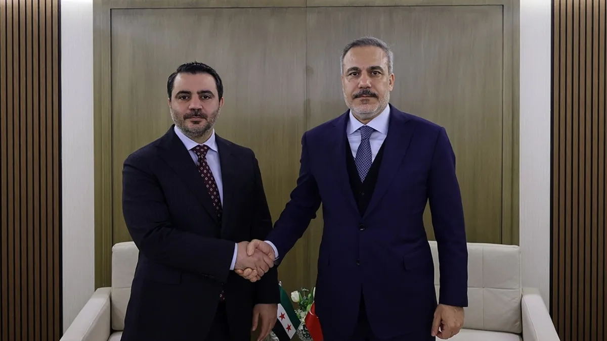 Dışişleri Bakanı Hakan Fidan ile Suriyeli mevkidaşı arasında görüşme