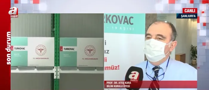 A Haber TURKOVAC'ın üretildiği merkezde! Bilim Kurulu Üyesi Prof. Dr. Ateş Kara: Hiç kimsenin şüphesi olmasın - 3