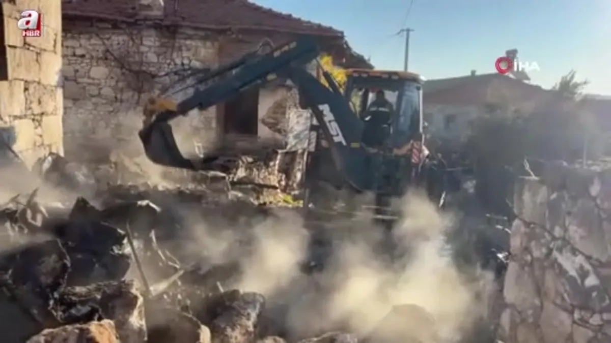 Manisa'da yangın felaketi