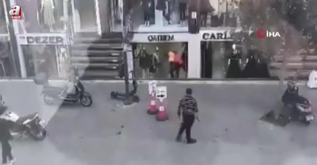 Güngören'de dehşet anları kamerada