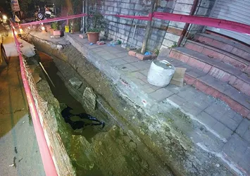 Altyapı kazısında kemik parçaları bulundu