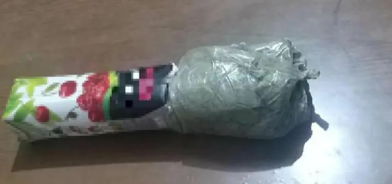 Elazığ’da uyuşturucuyu meyve suyu kutusuna gizlemiş