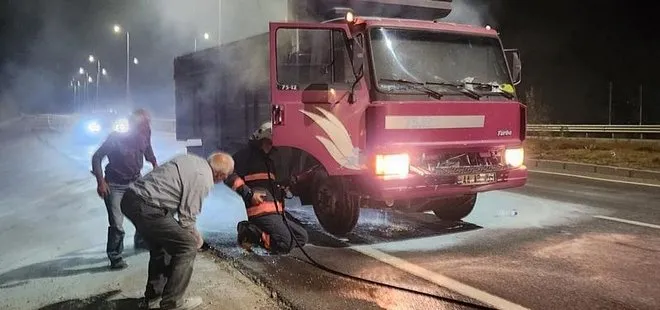 Malatya’da iki araçta yangın! Alevler kontrol altında