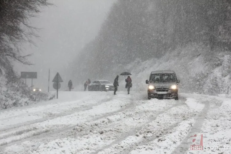 Kocaeli ve Bolu'nun yüksek kesimlerine ilk kar düştü 25