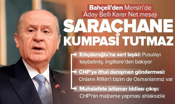 Son dakika: MHP lideri Devlet Bahçeli’den Aday Belli Karar Net mitinginde önemli açıklamalar
