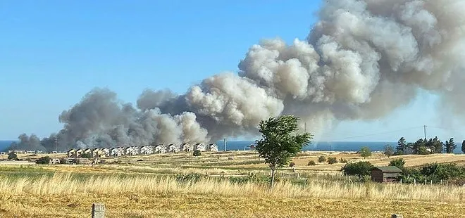 Son dakika: Silivri’de 150 dönüm buğday ekili alan yandı